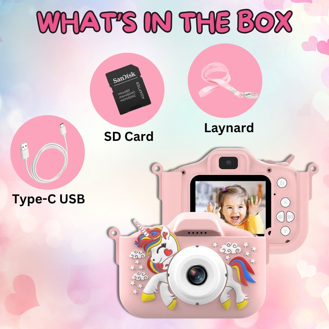 Real Camera, Games & Music in One! - Perfect Gift for Kids