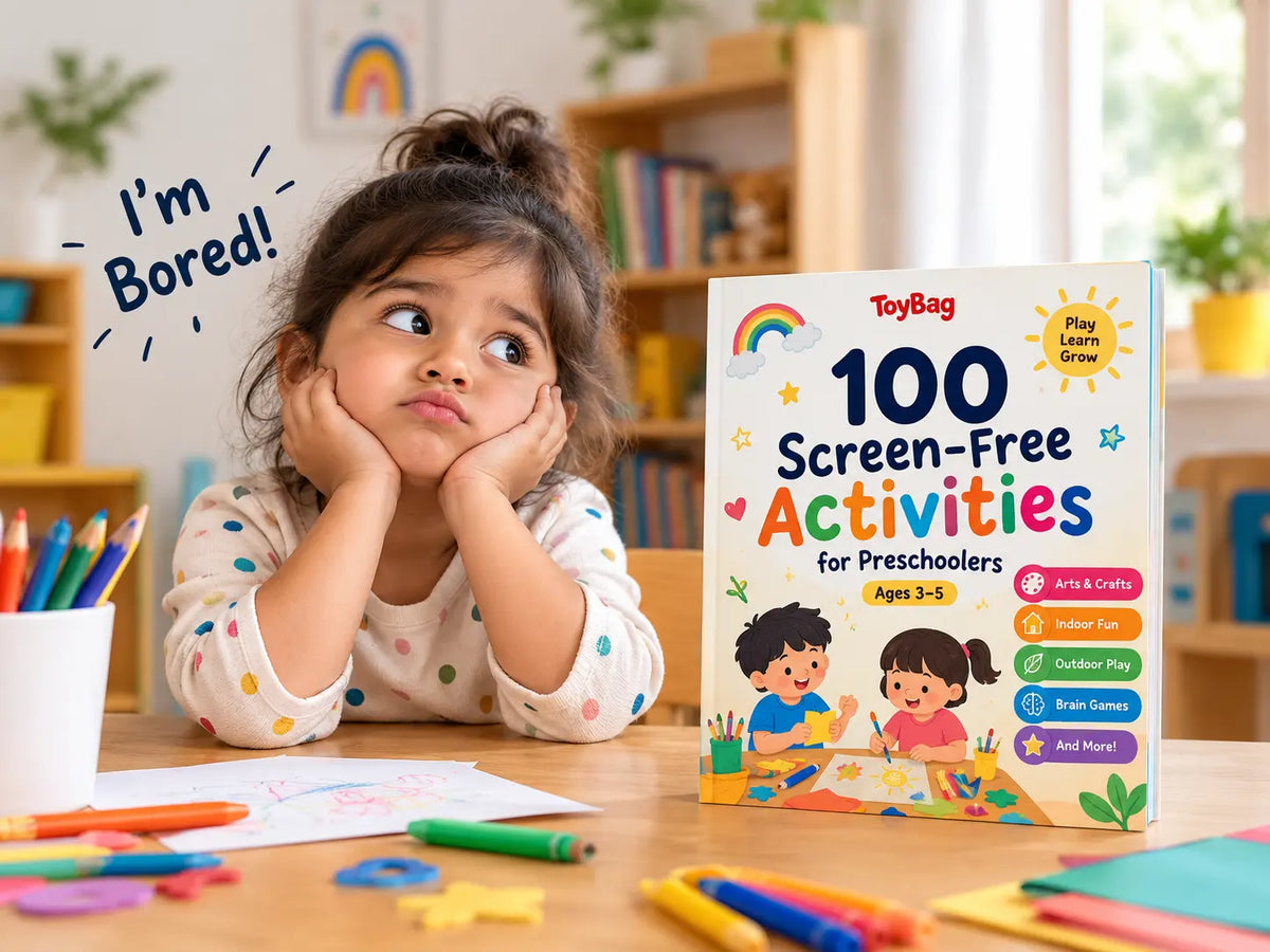Kids with the activity book