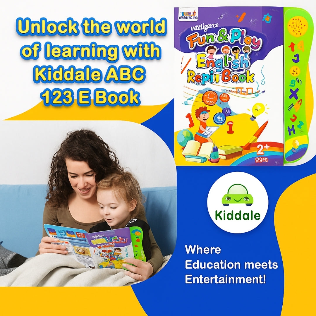 🔊 Magic Sound Learning Book - 3-in-1: Sounds, Words & Voice Recording — Fun Way to Learn!