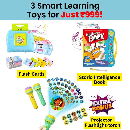 3 - in - 1 Early Learning Toy Kit – Build Vocabulary, Focus & Creativity (Ages 2–5) - ToyBag
