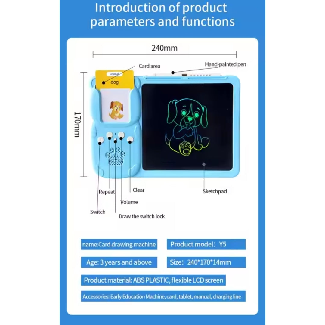 Ultimate Fun for Kids – Interactive Drawing Pad & Sound Flashcards!