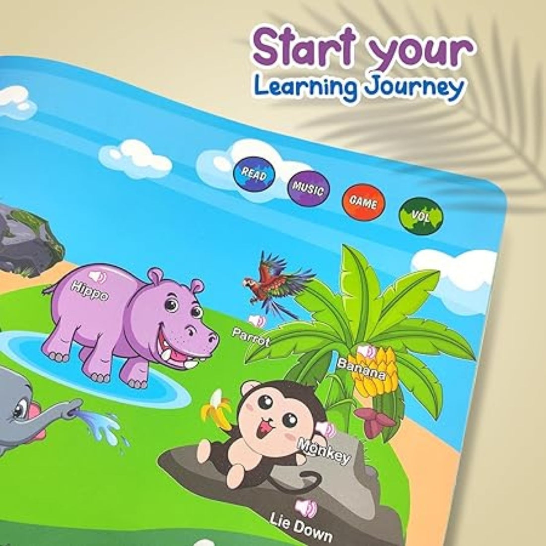 Listen, Learn & Play – Interactive English Book for Kids