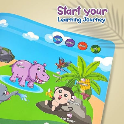 Listen, Learn & Play – Interactive English Book for Kids