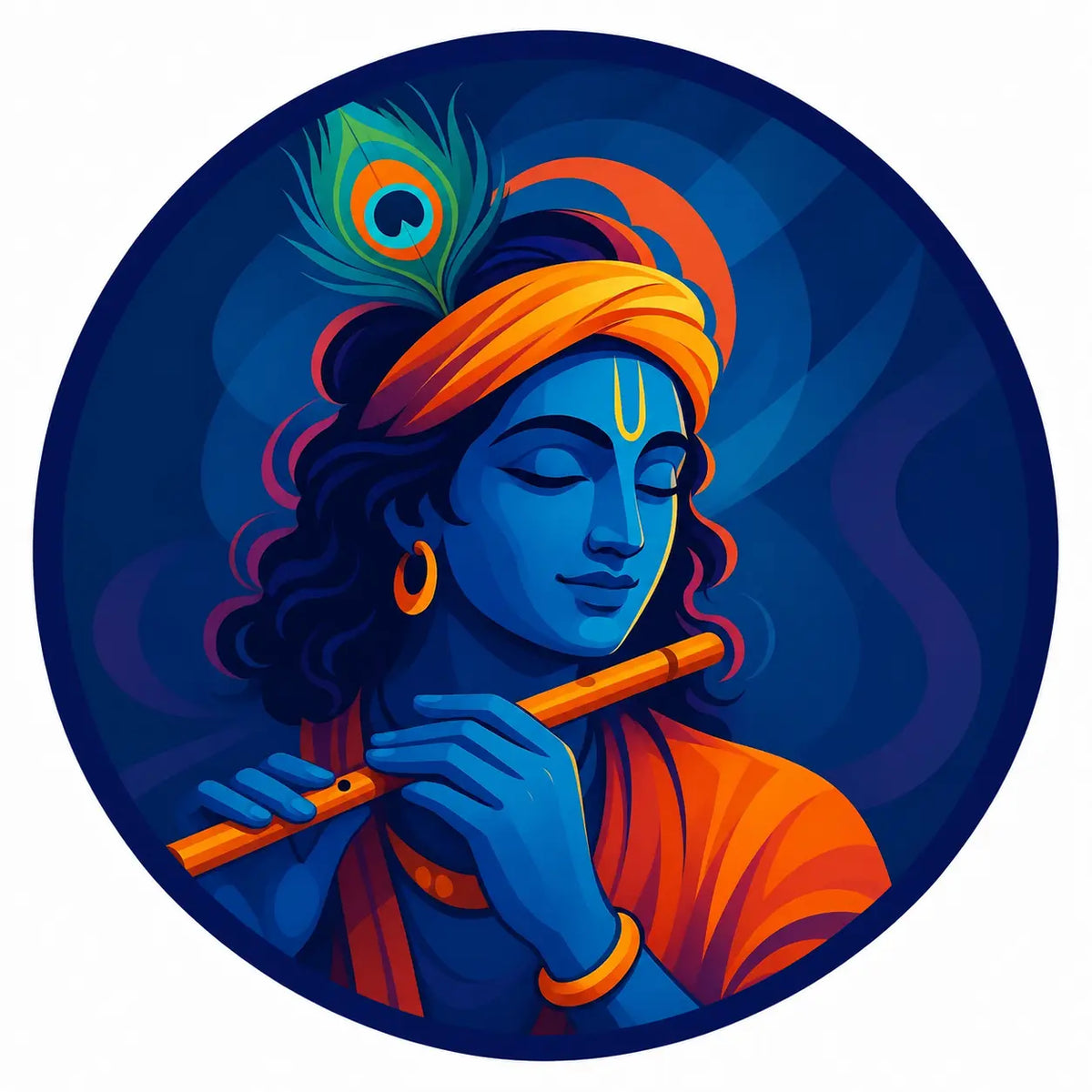 First Palette™ Flute Krishna – Family Paint by Numbers Kit