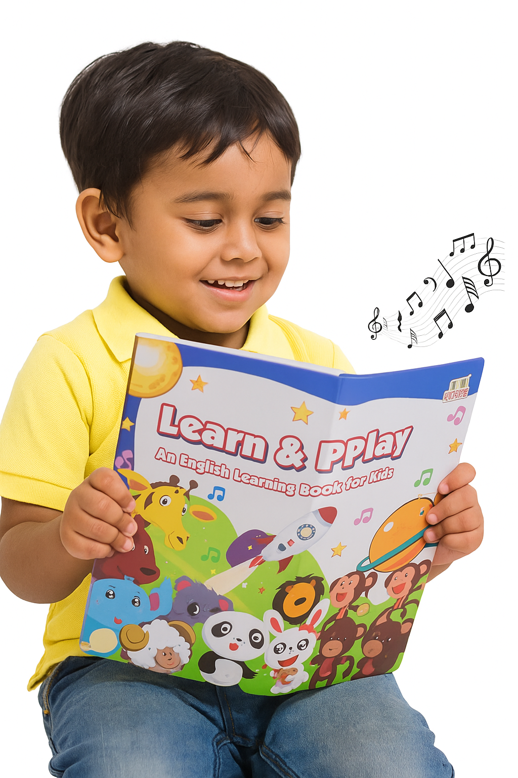 Listen, Learn & Play – Interactive English Book for Kids