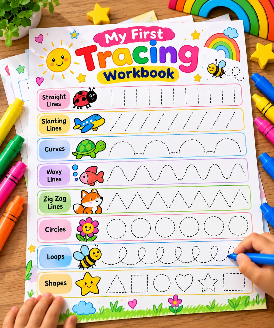 Tracing Workbook mockup