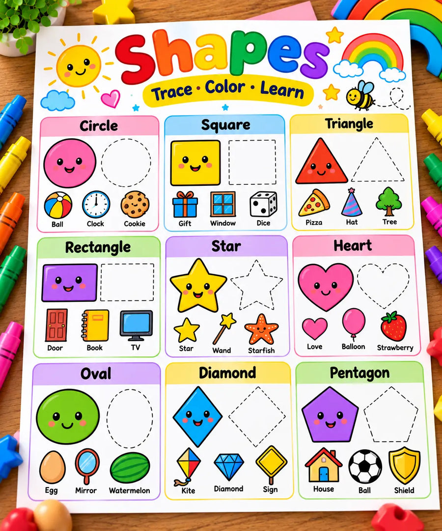 Shapes and Colors mockup