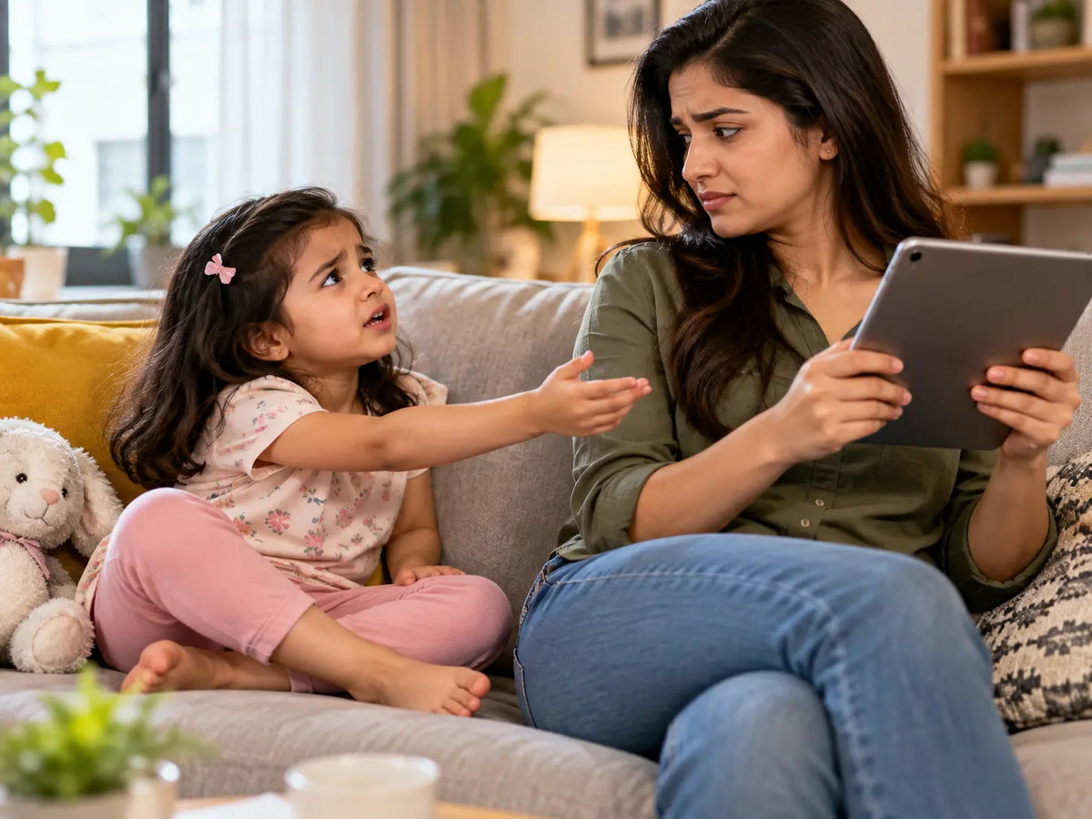 Child asking for a tablet