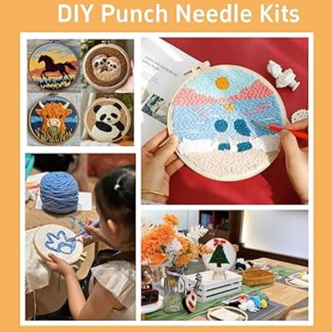 First Stitch™ – Beginner Punch Needle Kit for Kids & Teens - ToyBag