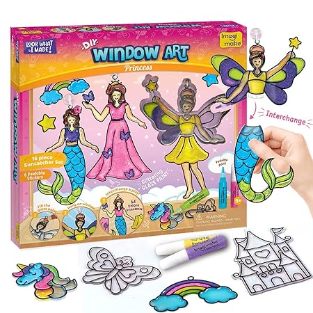 Imagimake Princess Window Art Kit - ToyBag
