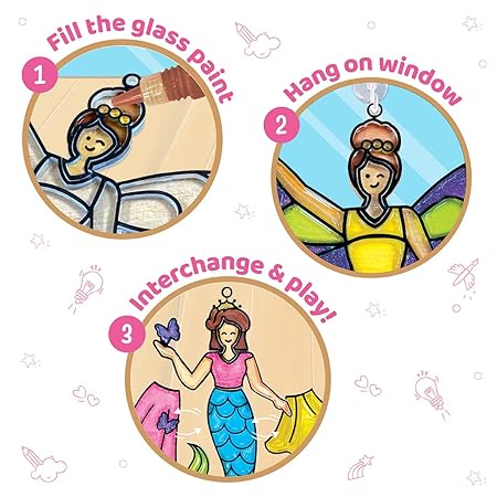Imagimake Princess Window Art Kit - ToyBag