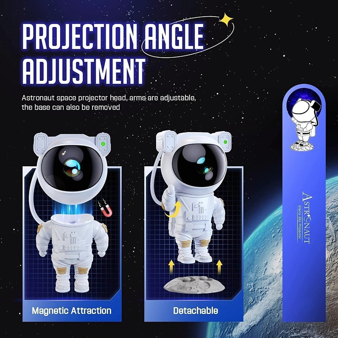 Limited Edition Astronaut Projector For Kids & Adults - ToyBag