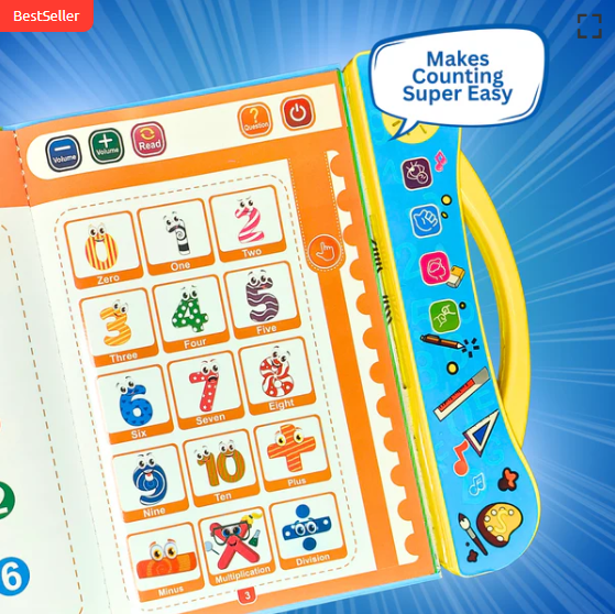 🔊 Magic Sound Learning Book - 3 - in - 1: Sounds, Words & Fun — Fun Way to Learn! - ToyBag