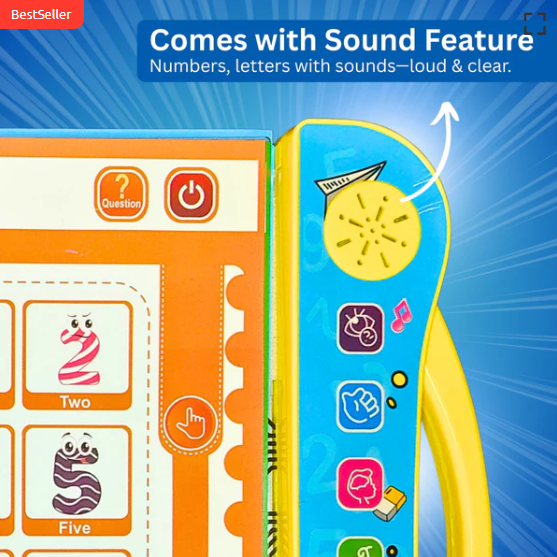 🔊 Magic Sound Learning Book - 3 - in - 1: Sounds, Words & Fun — Fun Way to Learn! - ToyBag