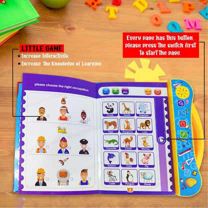 🔊 Magic Sound Learning Book - 3 - in - 1: Sounds, Words & Fun — Fun Way to Learn! - ToyBag