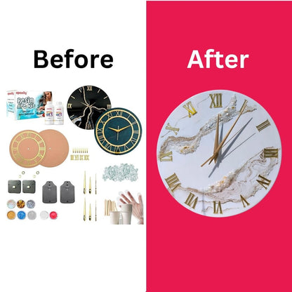 Premium Quality Clock Making Resin Art For Kids & Adults - ToyBag