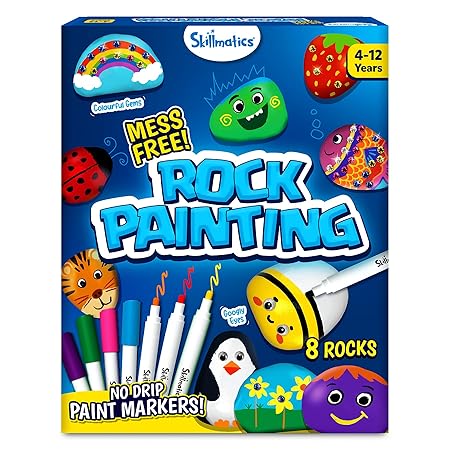 Skillmatics Rock Painting Kit - ToyBag